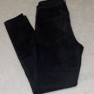 Black Super Super Stretch Jeggings
